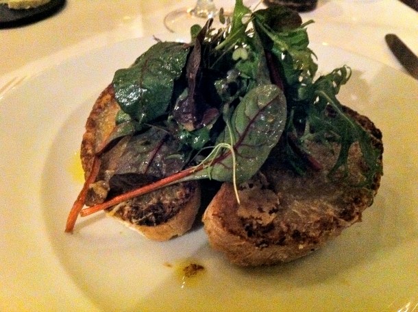 Pear and Bleu d'Auvergne rarebit at Villandry