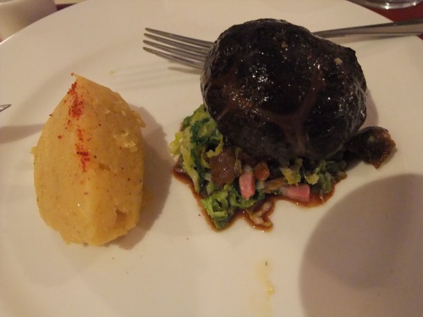 Boudin noir crepinette at Terroirs