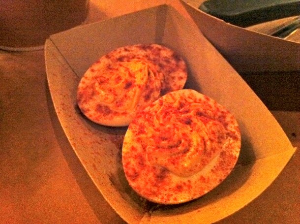 Devilled eggs at Hill Country