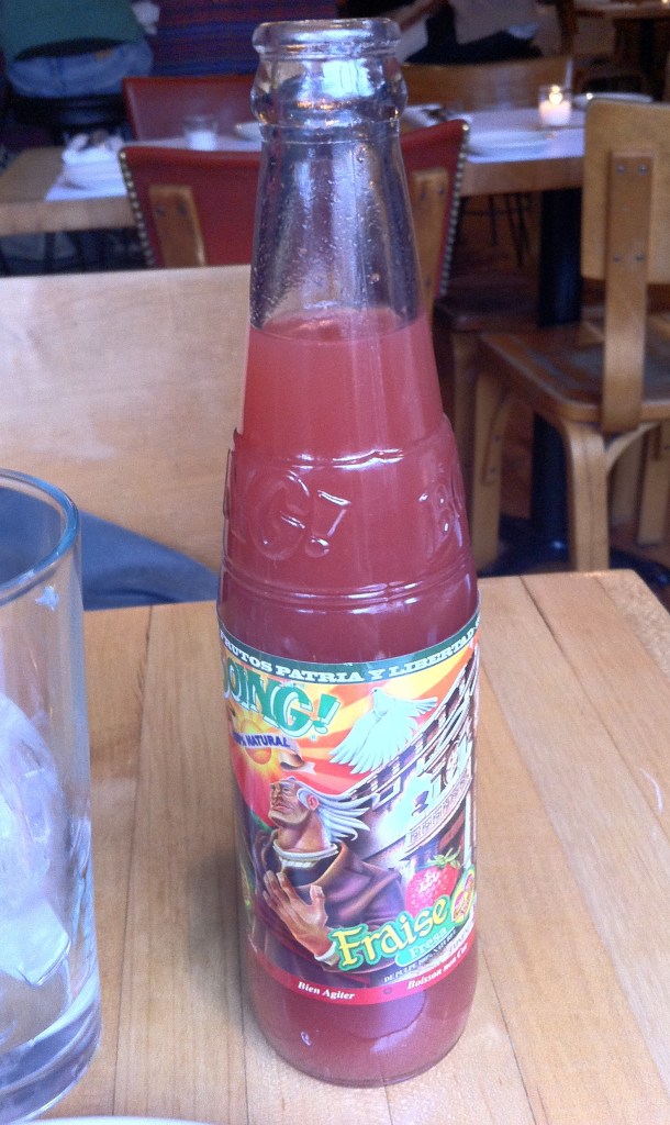 Strawberry juice at Fonda