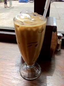 Iced Vietnamese coffee at Nicky's Vietnamese Sandwiches