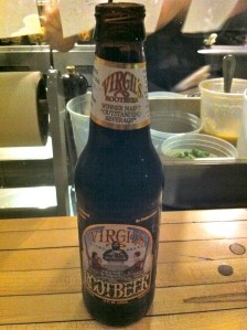 Virgil's root beer at Mile End Deli