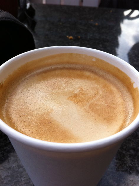 Barbican Food Hall flat white barbican food hall flat white