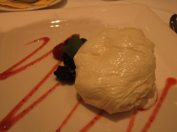 burrata caprese at babbo london