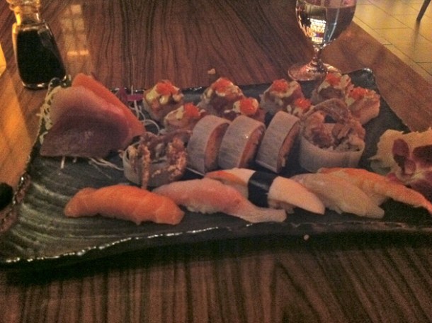 matsu sushi platter at shibuya