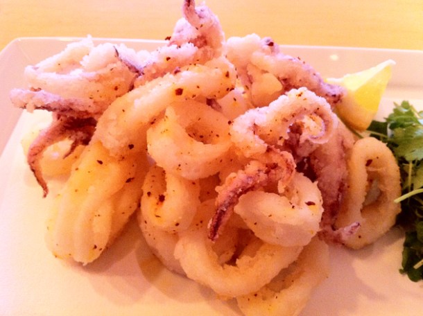 wasabi calamari at Danji wasabi calamari at danji