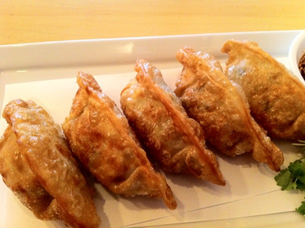 vegetable dumplings at Danji vegetable dumplings at danji