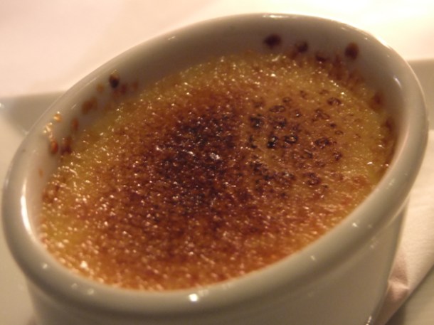 cocoa bean creme brulee