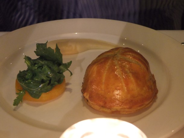squash in puff pastry at the notting hill brasserie