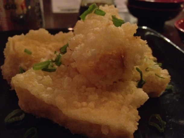 agedashi tofu at koi