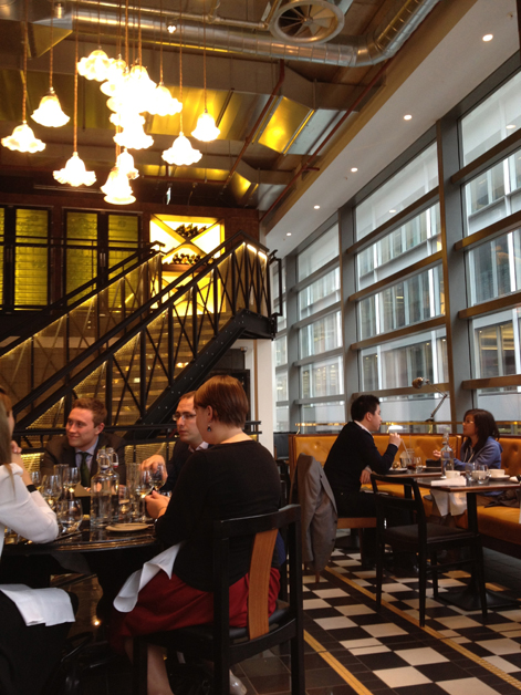 the interior of bread street kitchen