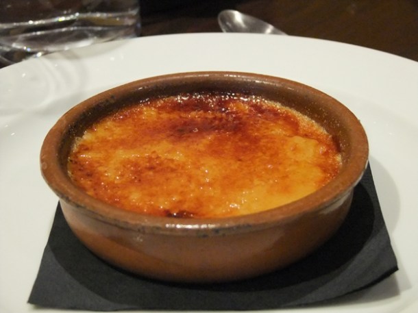 creme brûlée at about thyme