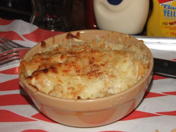 macaroni and cheese at Meatliqour mac and cheese at meatliqour