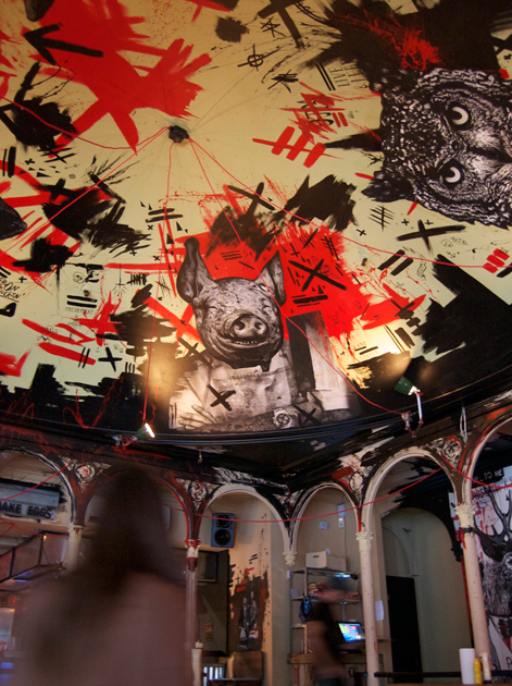 decor at meatliqour decor at Meatliqour