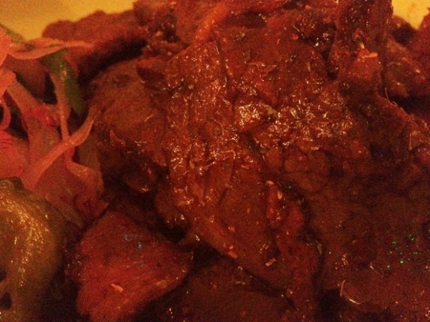 beef brisket at pittcue soho