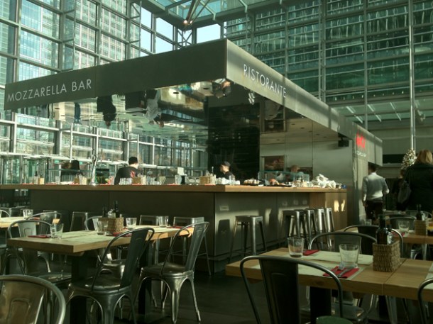 decor at Obika Canary Wharf decor at obika canary wharf