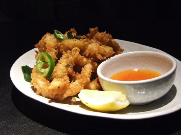 deep fried squid at suda
