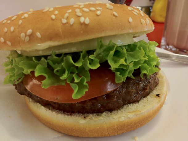 original burger at ed's easy diner