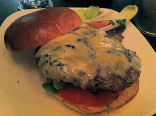 hache blue cheeseburger