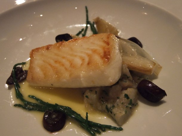 halibut at Trois Garçons halibut at trois garcons