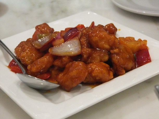 sweet and sour pork at greenleaf holborn