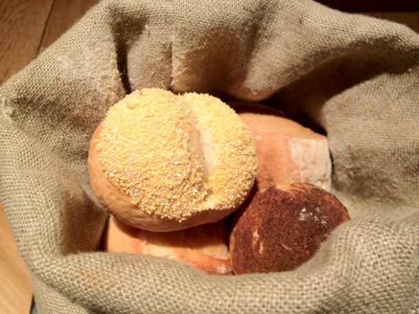 bread selection at tom aikens