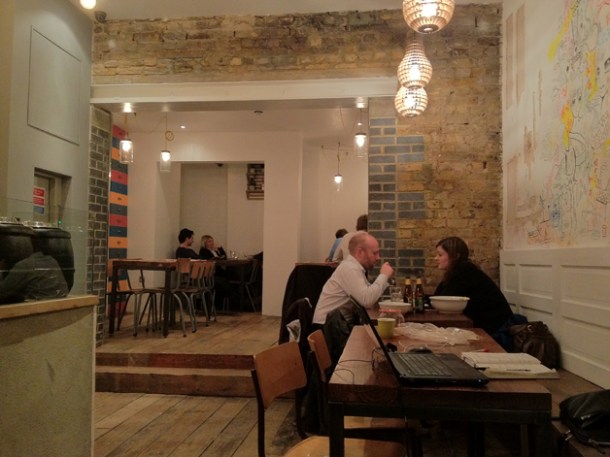 dining room at kin holborn