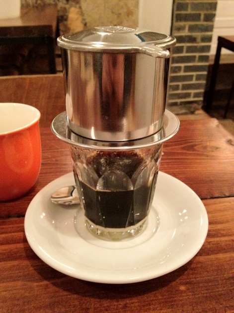 vietnamese coffee at kin holborn