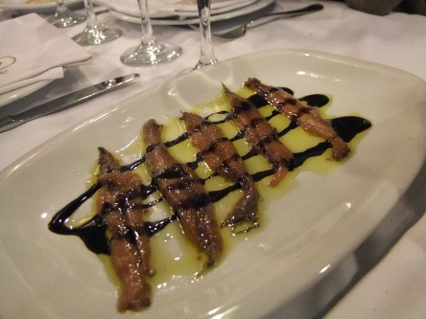 anchovies at los caracoles