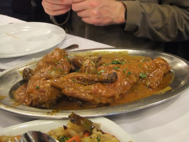 snails and rabbit at los caracoles