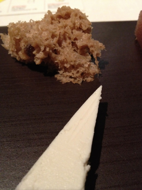 montsec and nut and raisin sponge cake at moments mandarin oriental hotel barcelona