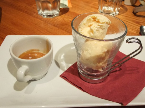 affogato at terre a terre
