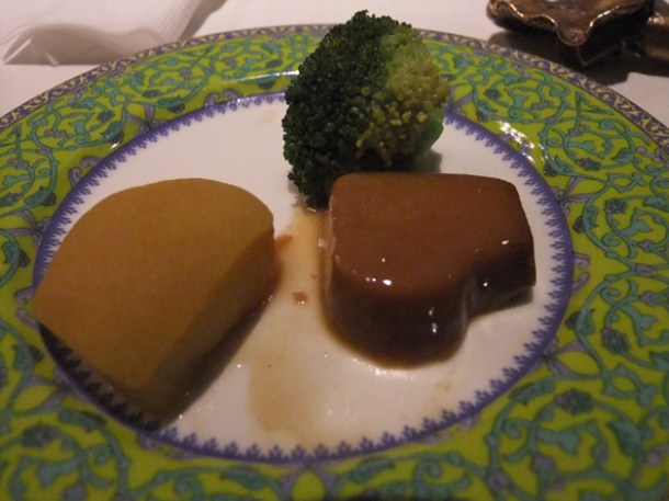 mushrooms and peaches at soahc