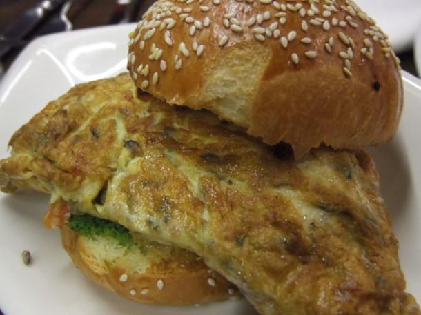 omelette at cinnamon soho