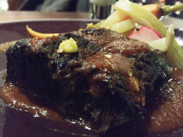 ox cheek vindaloo curry at cinnamon soho