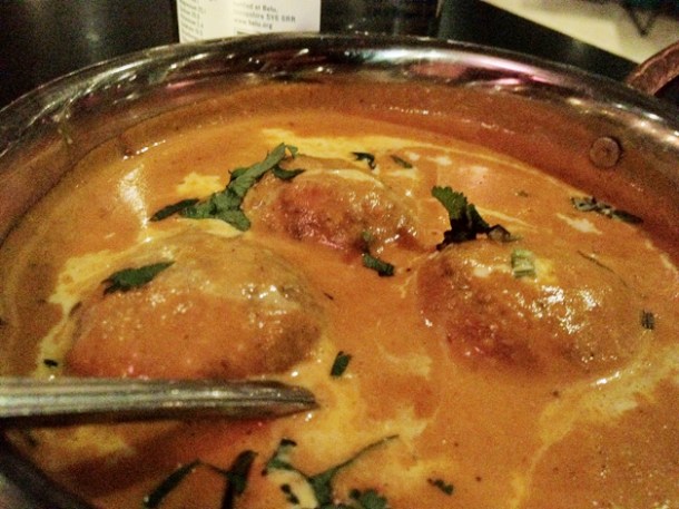 vegetable dumplings at carom