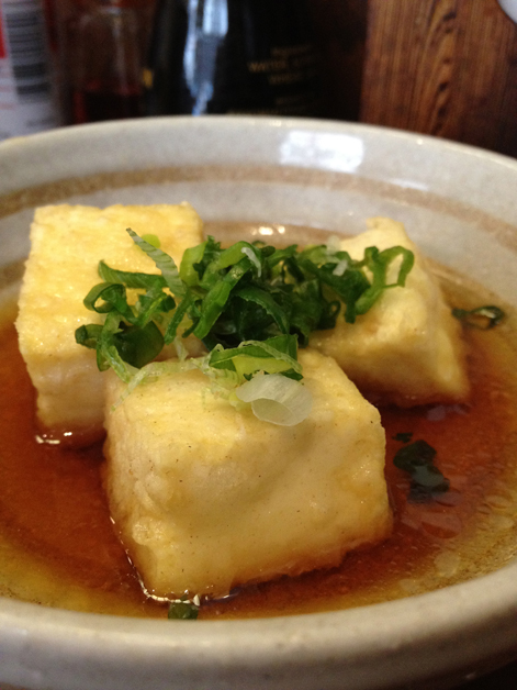 agedashi tofu at ten ten tei