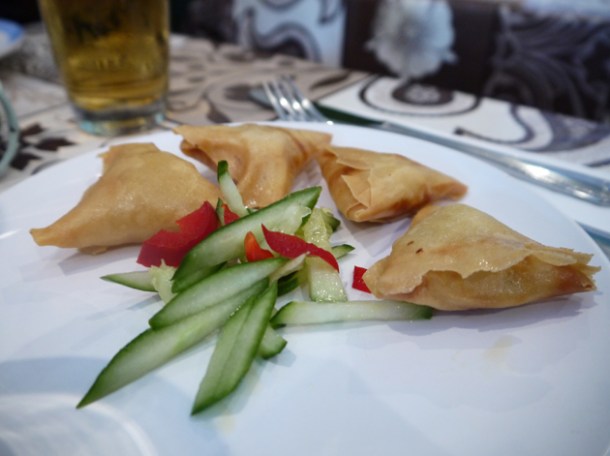 Burmese samosas at Mandalay burmese samosas at mandalay