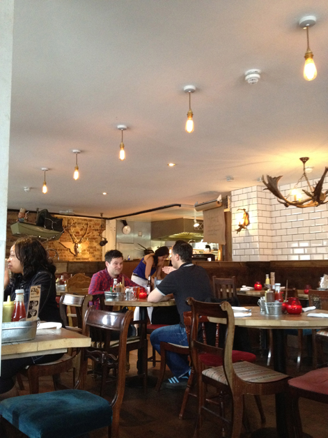 interior Duke's Brew and Que decor dukes brew and que