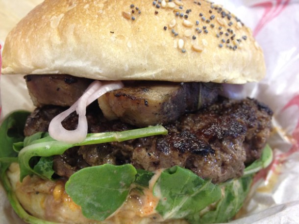 tongue n cheek belly connection burger