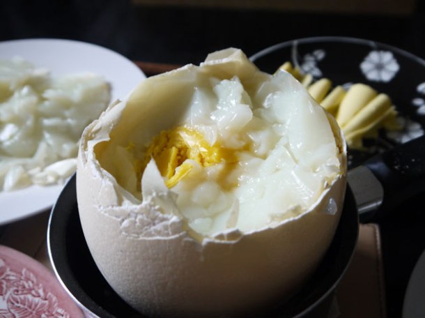 boiled-ostrich-egg