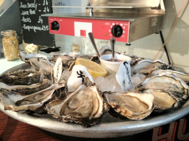 oysters at wright bros kingly street