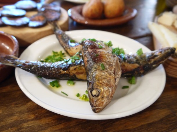sardines grilled at copita