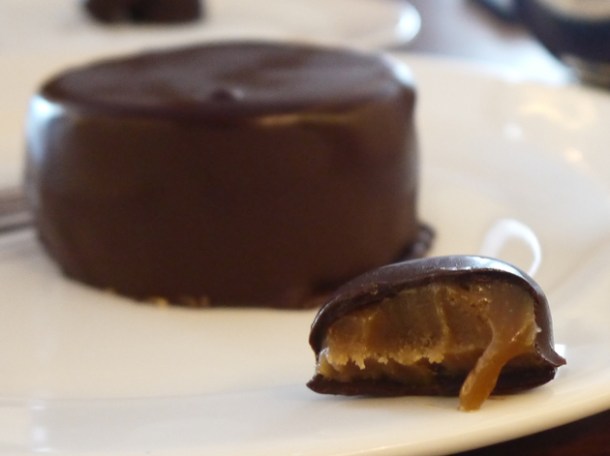 salted caramel rolo chocolate at hawksmoor air street