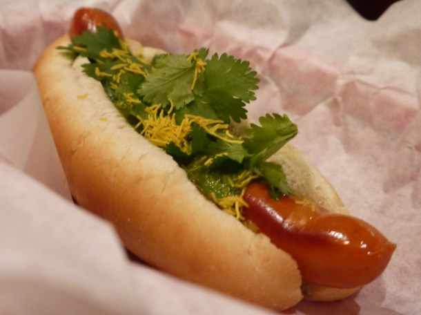 Trishna hot dog at Bubbledogs trishna hot dog at bubbledogs