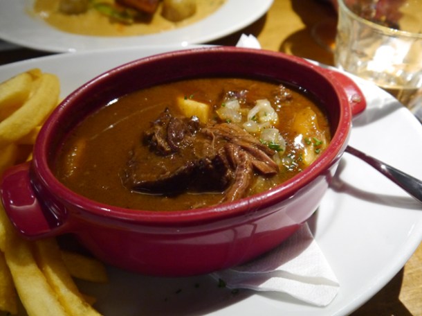 beef cabonnade stew at belgo centraal