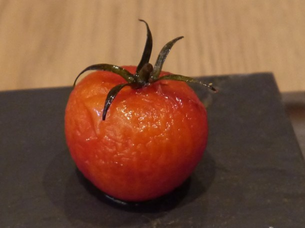 cherry tomato and sweetened chinese vinegar at bo london