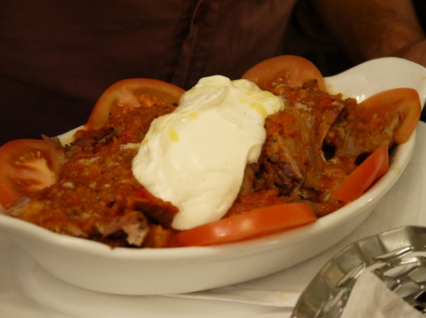 iskender kebab at yayla
