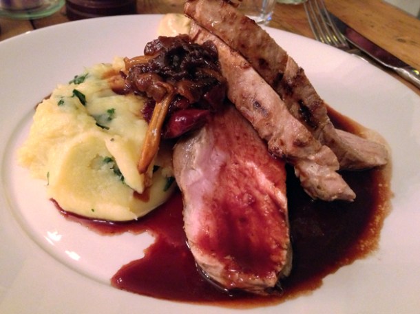 old spot pork leg at pig and butcher london