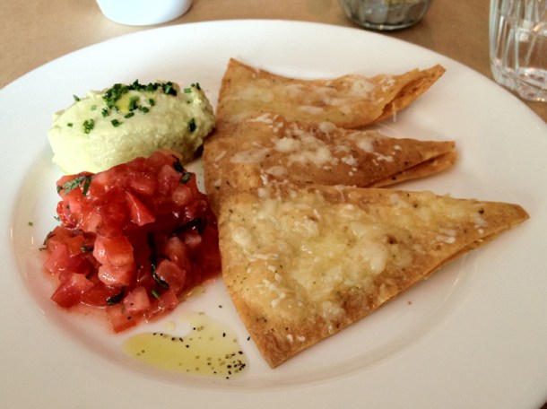 strawberry nachos with guacamole at season